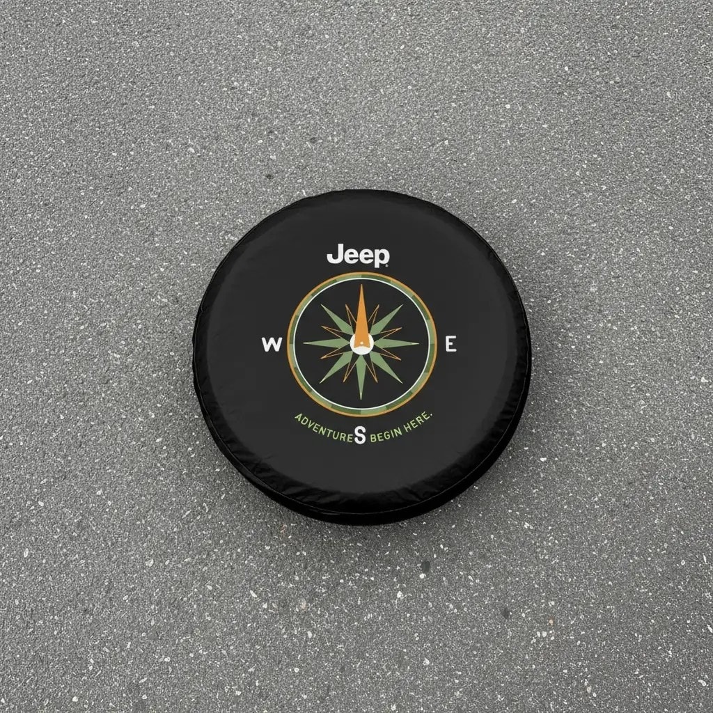 Jeep Compass Designed Spare Wheel Tire Cover